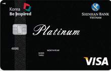 Thẻ tín dụng Visa Bạch Kim Shinhan Vietnam-Korea Be Inspired