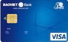 Thẻ tín dụng BAOVIET Bank Visa hạng chuẩn