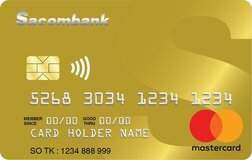 Thẻ tín dụng quốc tế Sacombank MasterCard Gold