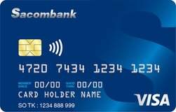 Thẻ tín dụng quốc tế Sacombank Visa Standard