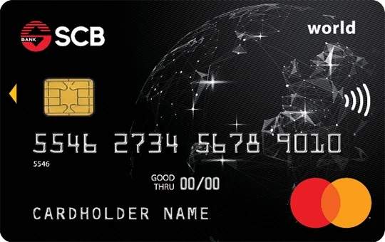 Thẻ tín dụng SCB World MasterCard