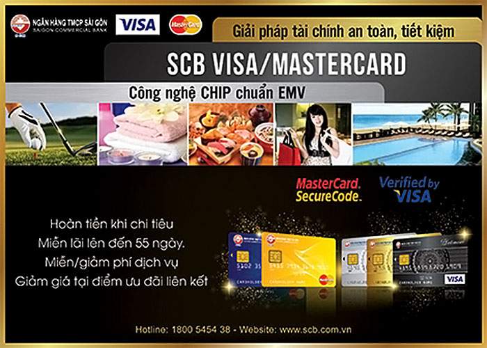 Thẻ tín dụng Quốc tế SCB Visa Platium - TheBank