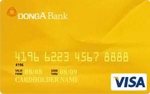 Thẻ Tín dụng DongA Bank Visa Vàng