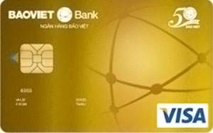 Thẻ tín dụng BAOVIET Bank Visa hạng vàng