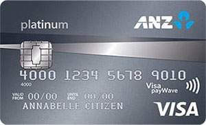 Thẻ tín dụng ANZ Visa Platinum