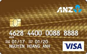Thẻ tín dụng ANZ Visa Vàng