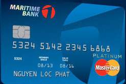 Thẻ tín dụng Maritime Bank Platinum Blue