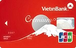 Thẻ tín dụng quốc tế Vietinbank Cremium JCB chuẩn