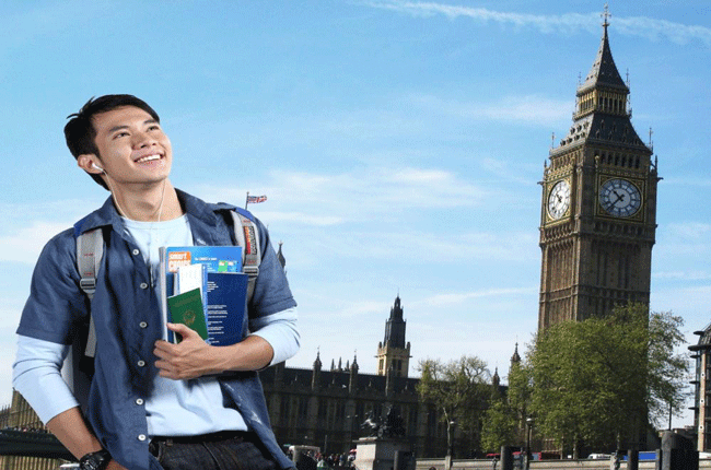 vay tín chấp du học tại Anh
