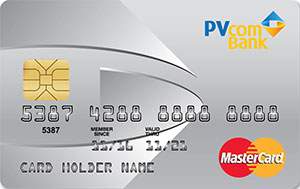 Thẻ tín dụng Quốc tế PVcomBank MasterCard Smart