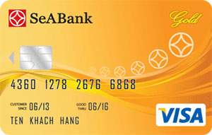  Thẻ Tín dụng quốc tế SeABank Visa Vàng