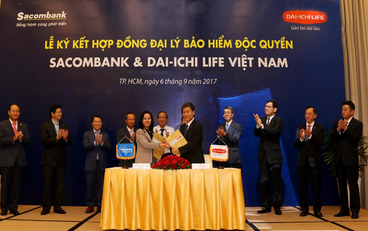 Sacombank và Dai-ichi life ký kết thỏa thuận hợp tác 20 năm