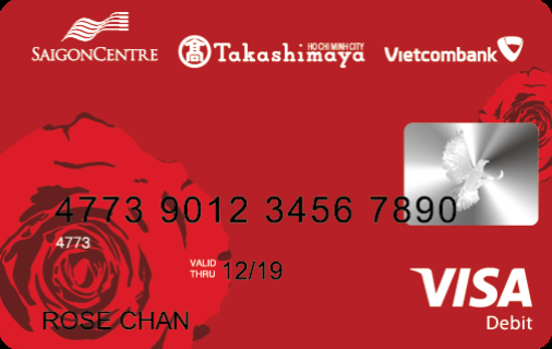 Thẻ đồng thương hiệu Saigon Center - Takashimaya - Vietcombank Visa