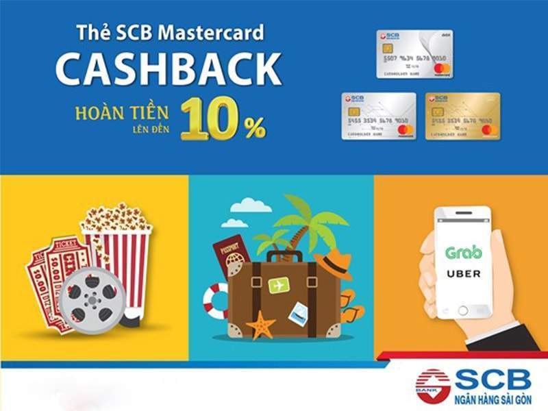 Ưu đãi hoàn tiền thẻ tín dụng SCB Mastercard