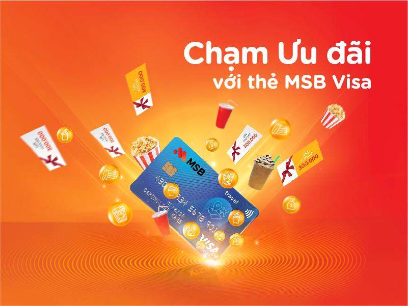 Thẻ tín dụng siêu tốc MSB Visa Shopping - Thỏa sức tiêu dùng