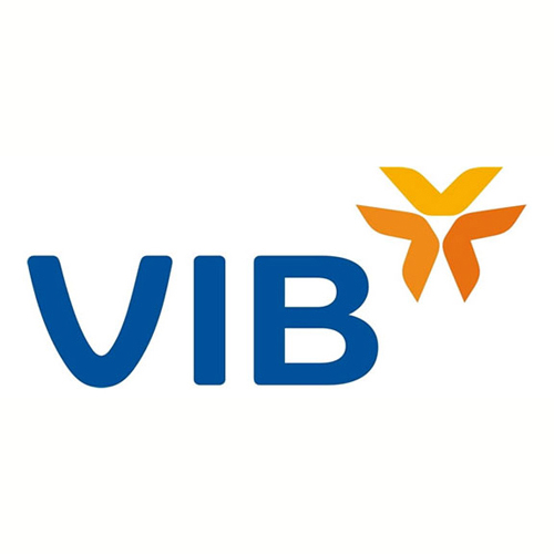 Logo in đồng phục ngân hàng VIB