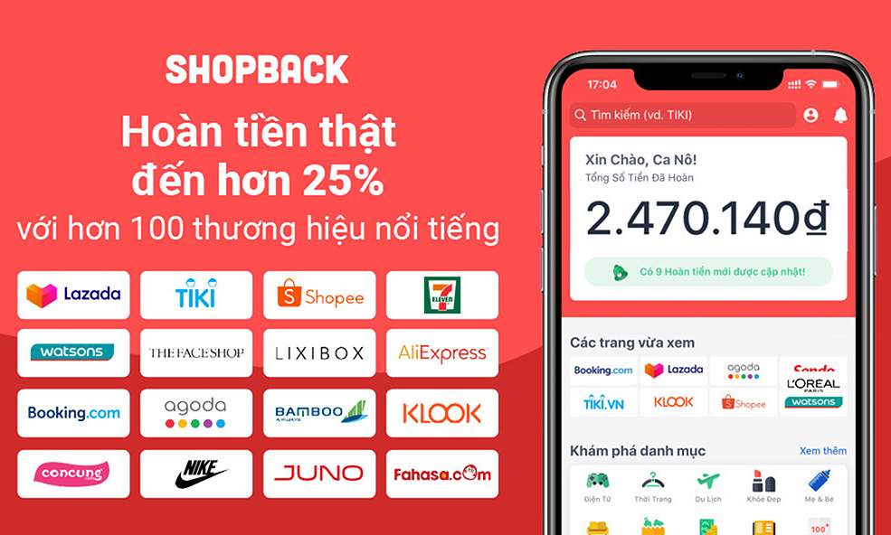 Khám phá ShopBack - Nền tảng hoàn tiền thật hàng đầu Châu Á - Thái Bình Dương