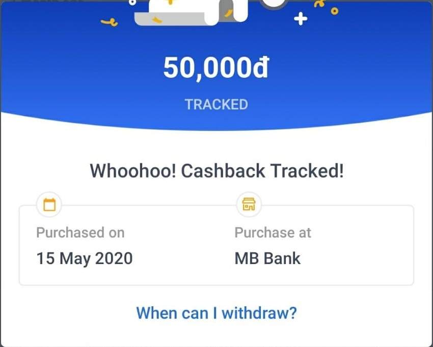 Tải App MB Bank - Nhận hoàn tiền 50.000 đồng vào tài khoản ShopBack