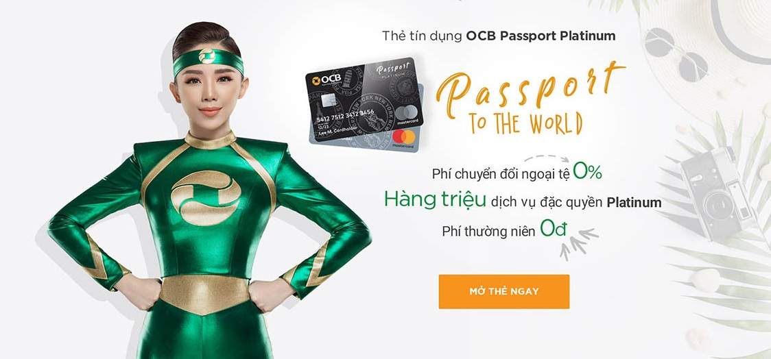 Cách mở thẻ tín dụng OCB Passport Platinum 