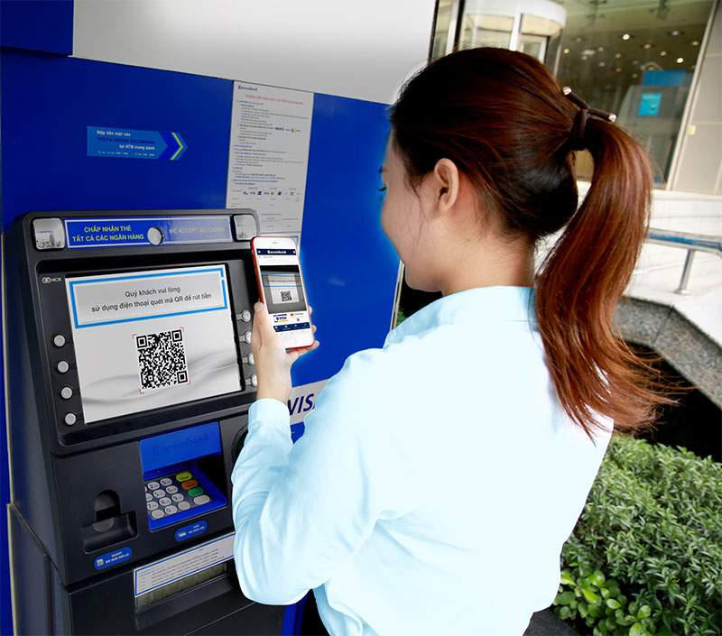 Bạn có thể rút tiền thẻ tín dụng Sacombank tại cây ATM