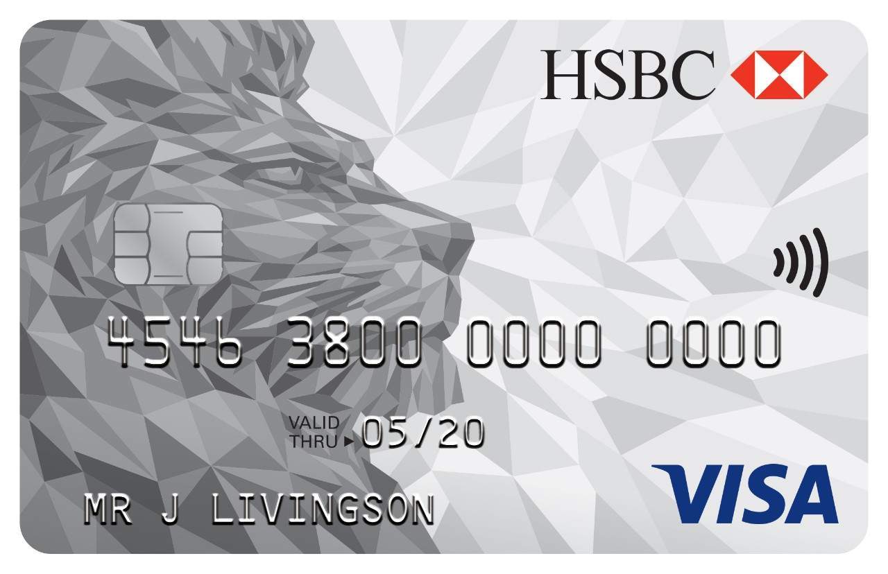 Thẻ Visa HSBC Bạch Kim