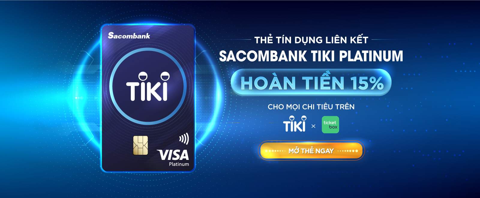 Ưu đãi thẻ tín dụng Sacombank