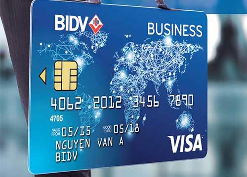 Thẻ ghi nợ doanh nghiệp BIDV