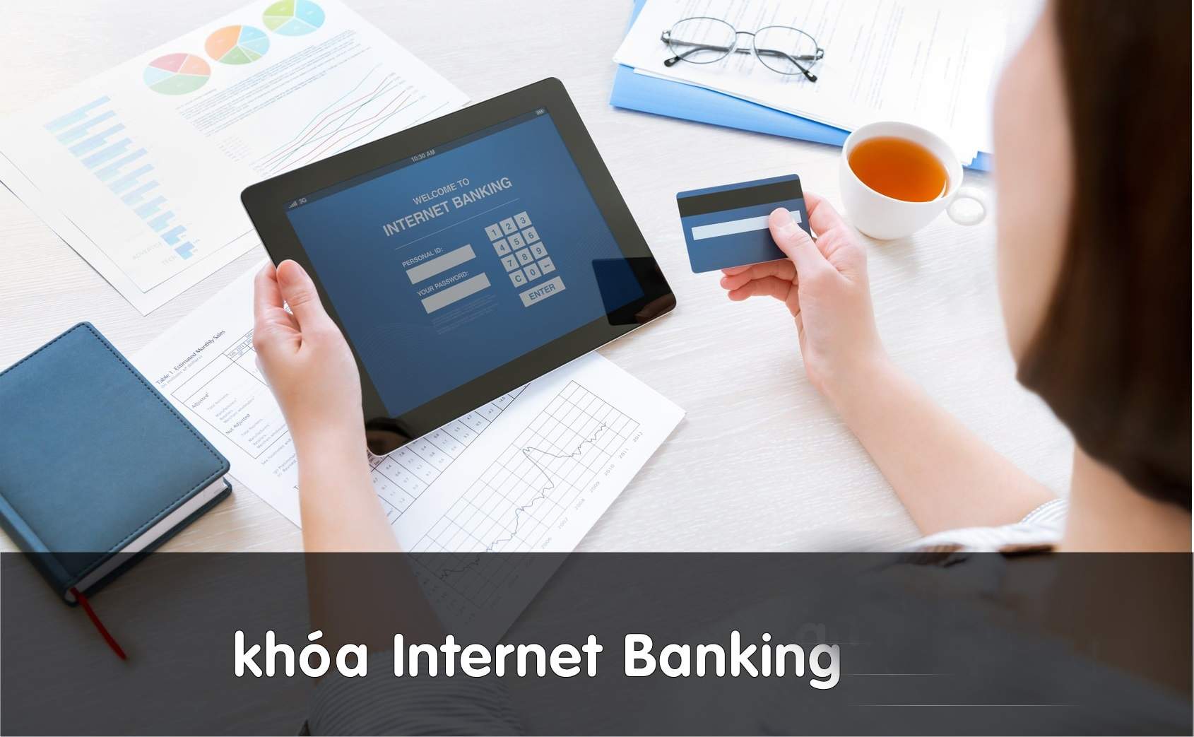khóa Internet Banking Sacombank online