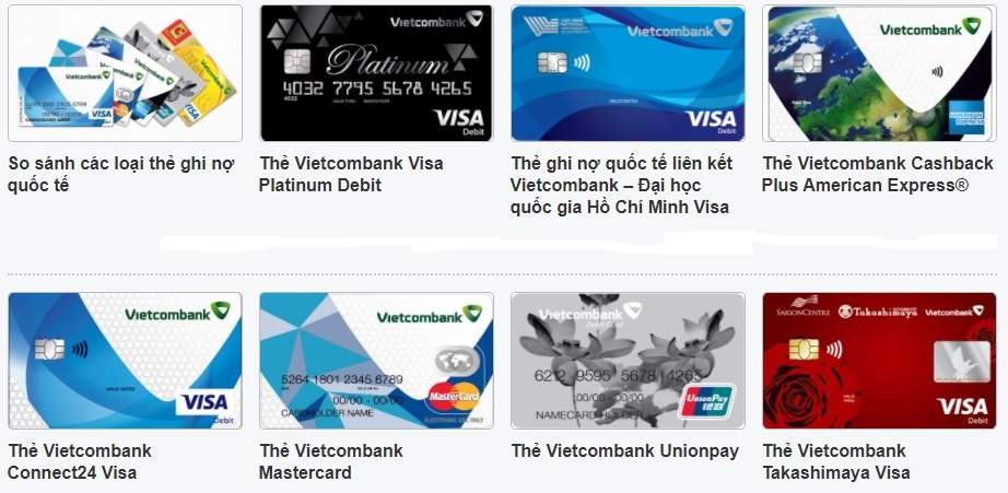Thông tin cần biết về thẻ ghi nợ Vietcombank