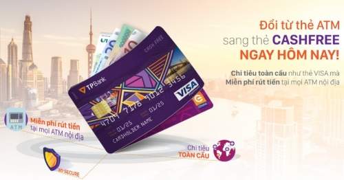 Thẻ ghi nợ quốc tế TPBank Visa Cashfree