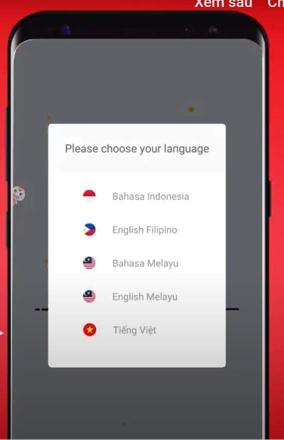 Chọn ngôn ngữ tiếng Việt