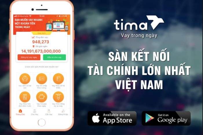 Vay tiền Tima qua App