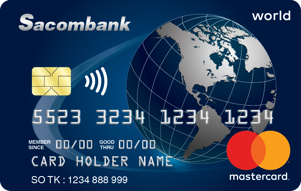 The tín dụng World Mastercard Sacombank