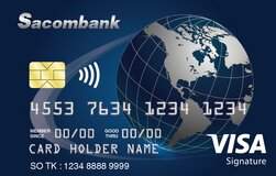 Thẻ tín dụng Sacombank Visa Signature