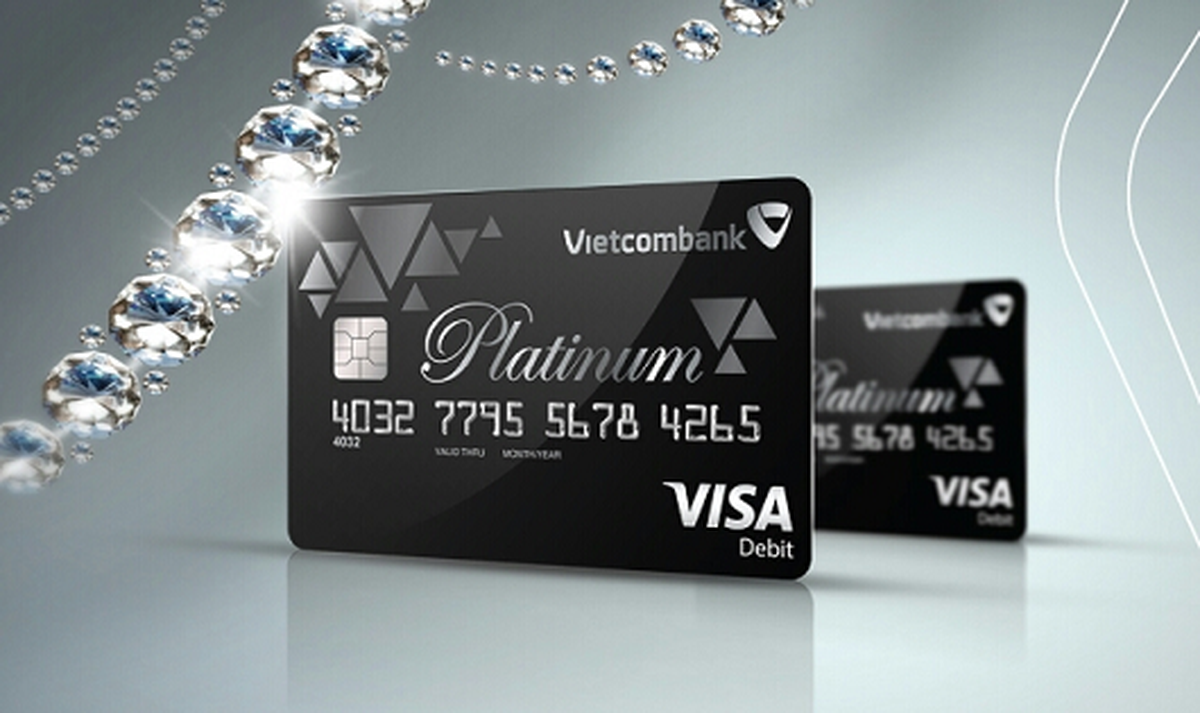 Thẻ ghi nợ quốc tế Vietcombank Visa Platinum