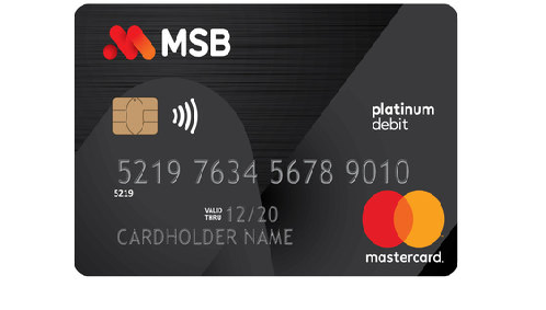 Thẻ ghi nợ cao cấp Mastercard Platinum