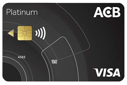 Thẻ tín dụng quốc tế ACB Visa Platinum