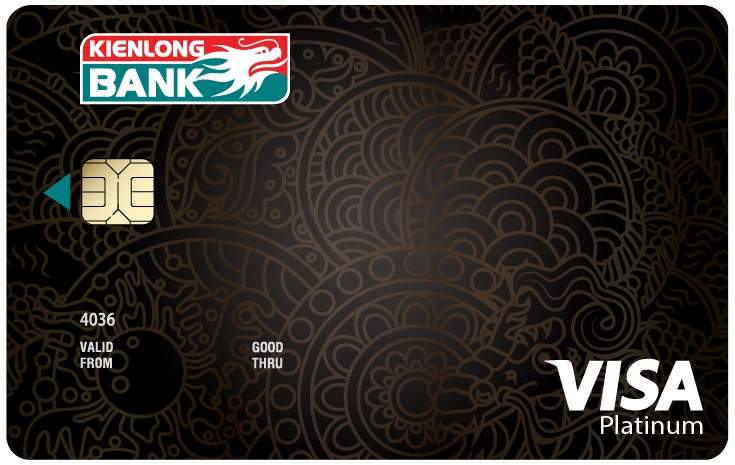 Thẻ tín dụng quốc tế Kienlongbank Visa Platinum
