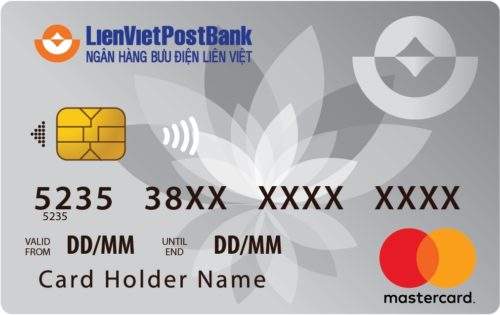  Thẻ tín dụng Quốc tế LienVietPostBank MasterCard chuẩn 
