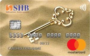 Thẻ tín dụng quốc tế SHB MasterCard vàng