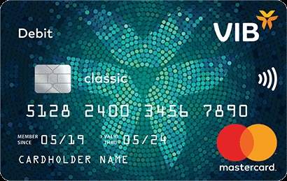 Thẻ thanh toán toàn cầu VIB International Debit MasterCard
