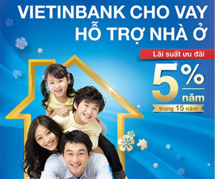 Vietinbank cho vay mua nhà ở xã hội lãi suất ưu đãi chỉ từ 5%/năm