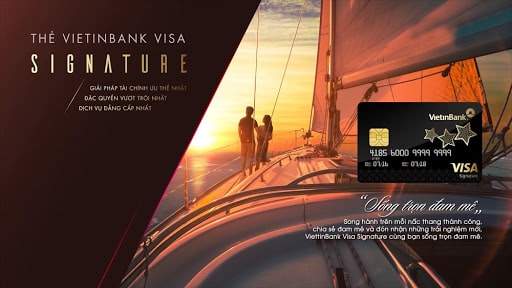 Thẻ Visa Signature Vietinbank