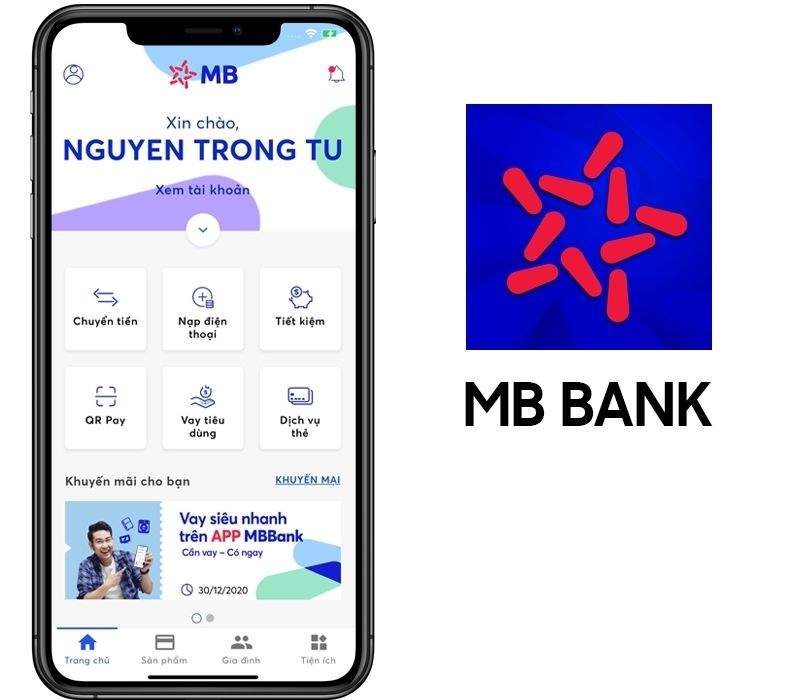 Chuyển tiền qua app MBBank