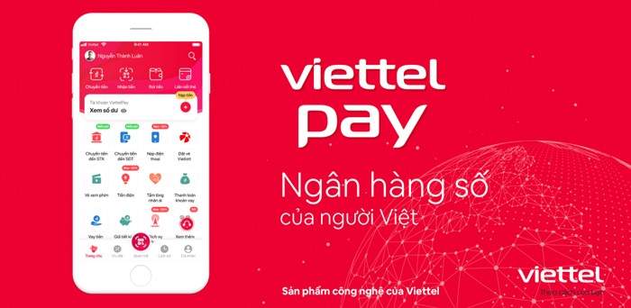 Chuyển tiền miễn phí từ ViettelPay vào tài khoản Vietcombank 