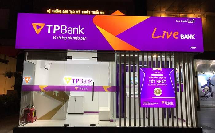 Nộp tiền tại các cây ATM LiveBank TPBank