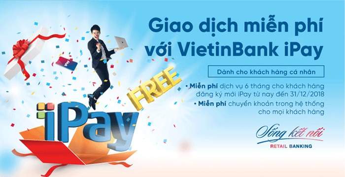 Phí chuyển tiền qua ứng dụng iPay Vietinbank