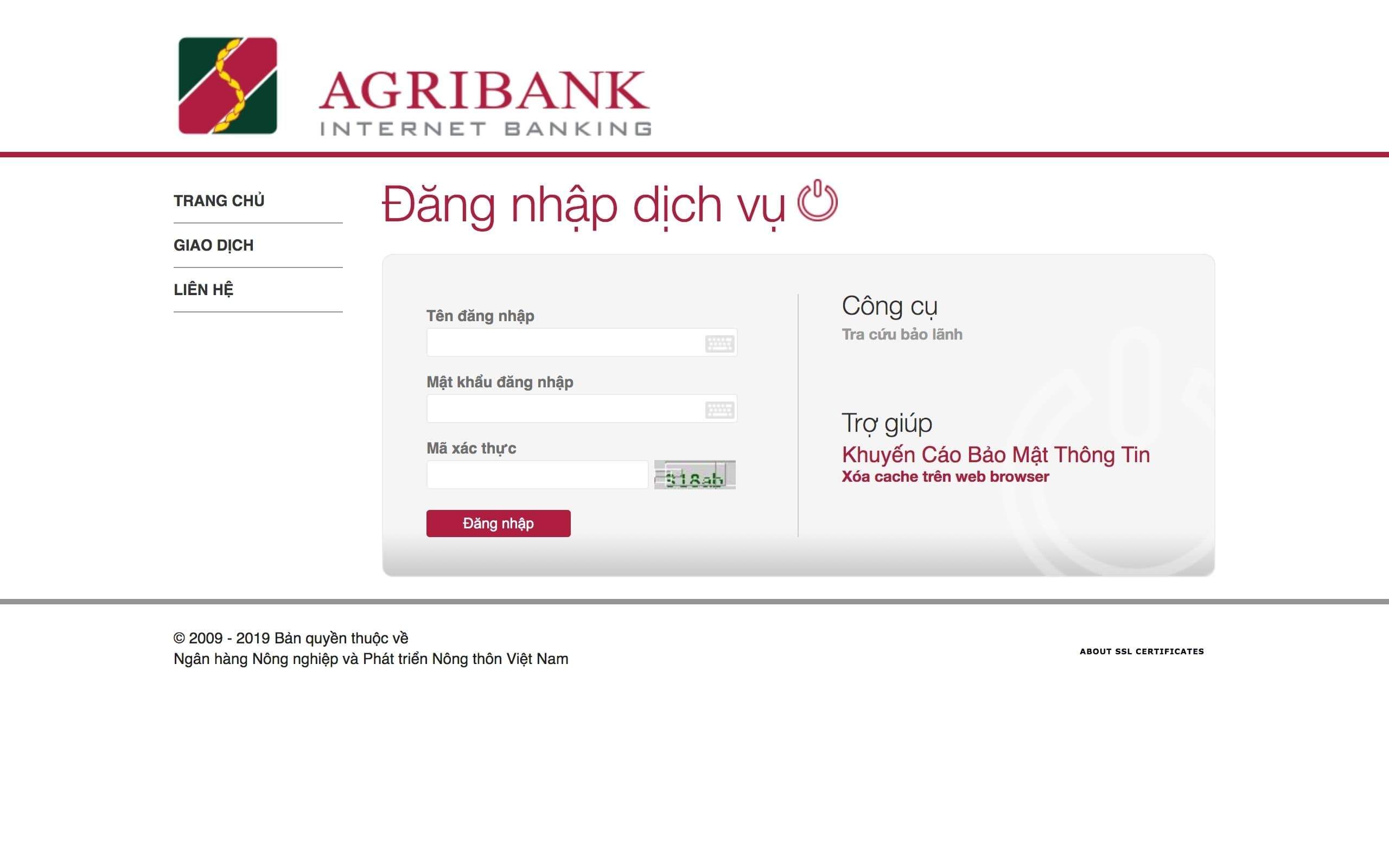 Internet Banking Agribank