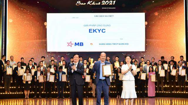 Giải pháp eKYC của MBBank đạt giải Sao Khuê 2021