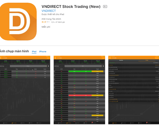 App chơi cổ phiếu VNDIRECT Stock Trading